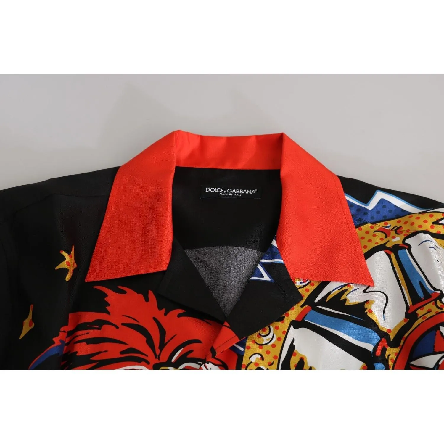 Dolce & Gabbana Multicolor Silk Casual Elegance Shirt
