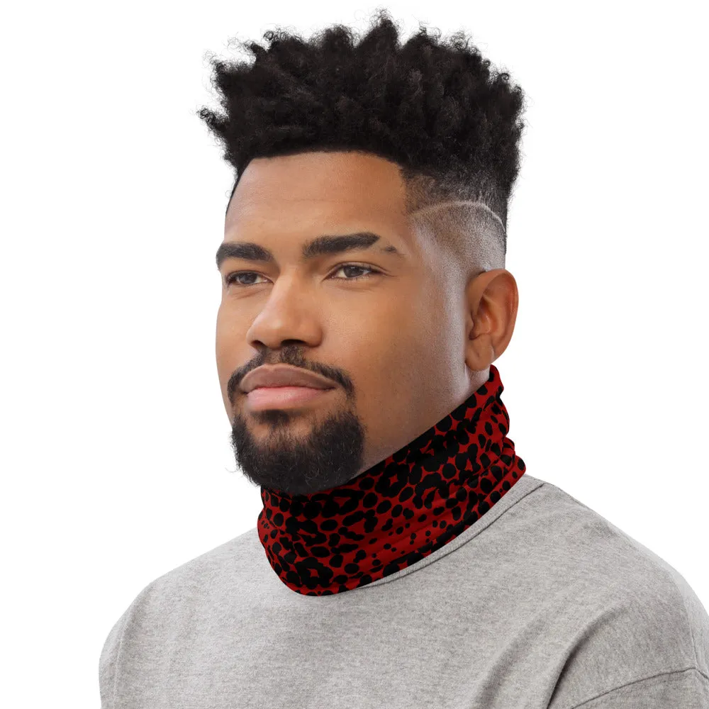 DOT GEO RED / Neck Gaiter