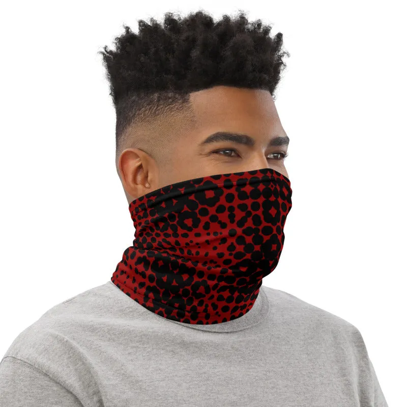 DOT GEO RED / Neck Gaiter
