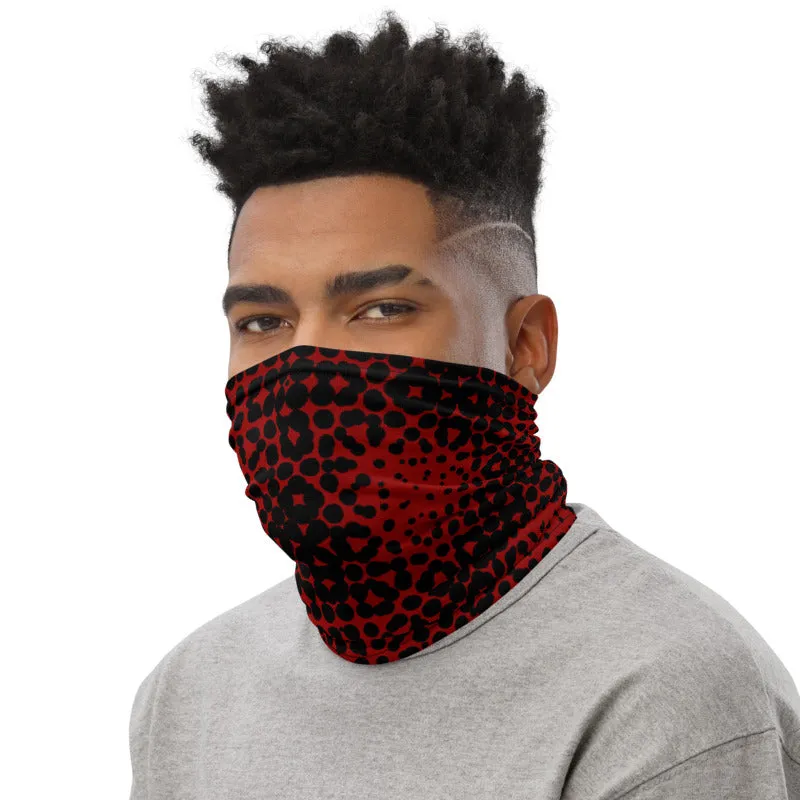 DOT GEO RED / Neck Gaiter