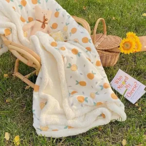 Double Thickened Lamb Fleece Blanket
