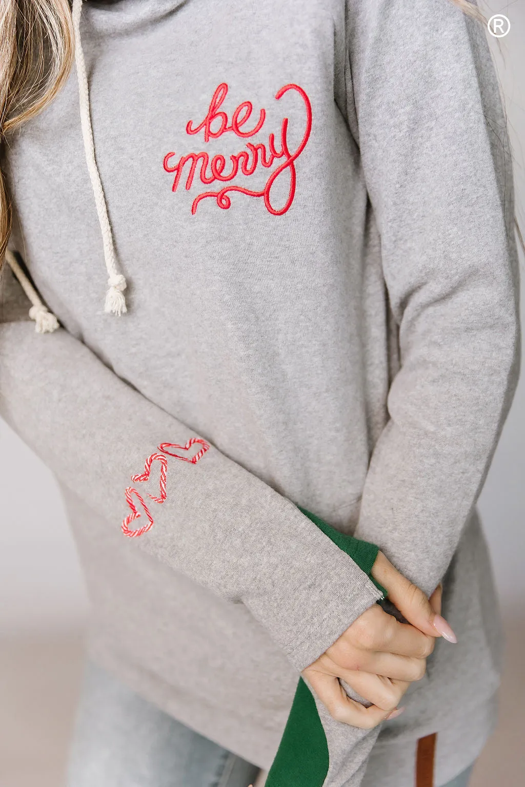 DoubleHood Sweatshirt (Be Merry)