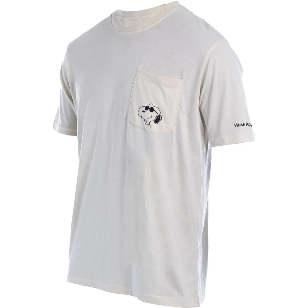 Dove Grey Mens Snoopy Joe Cool T-Shirt