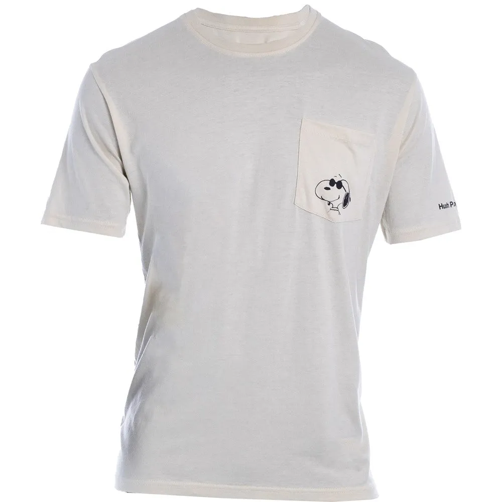 Dove Grey Mens Snoopy Joe Cool T-Shirt