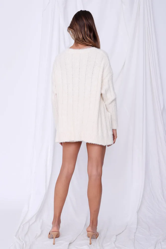 Dreamliner Knit Cardigan Cream