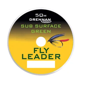 Drennan Subsurface Green Fly Leader 3lb - 50m | High-Performance Tippet Leader