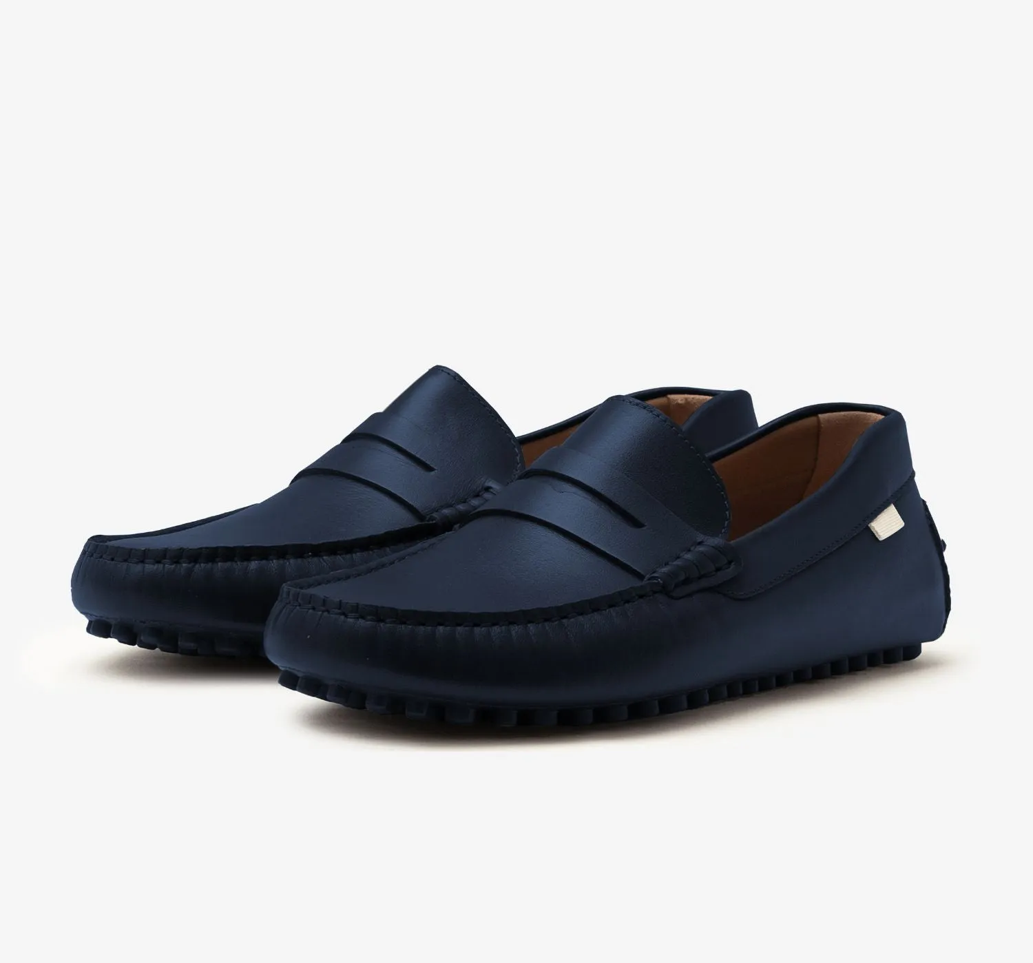 Driver | Navy Leather