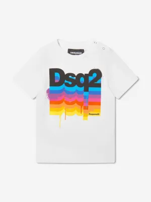 Dsquared2 Baby Rainbow Logo T-Shirt
