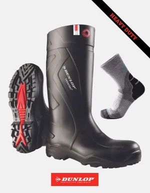 Dunlop Purofort  and Merino Ergo Calf Sock Bundle