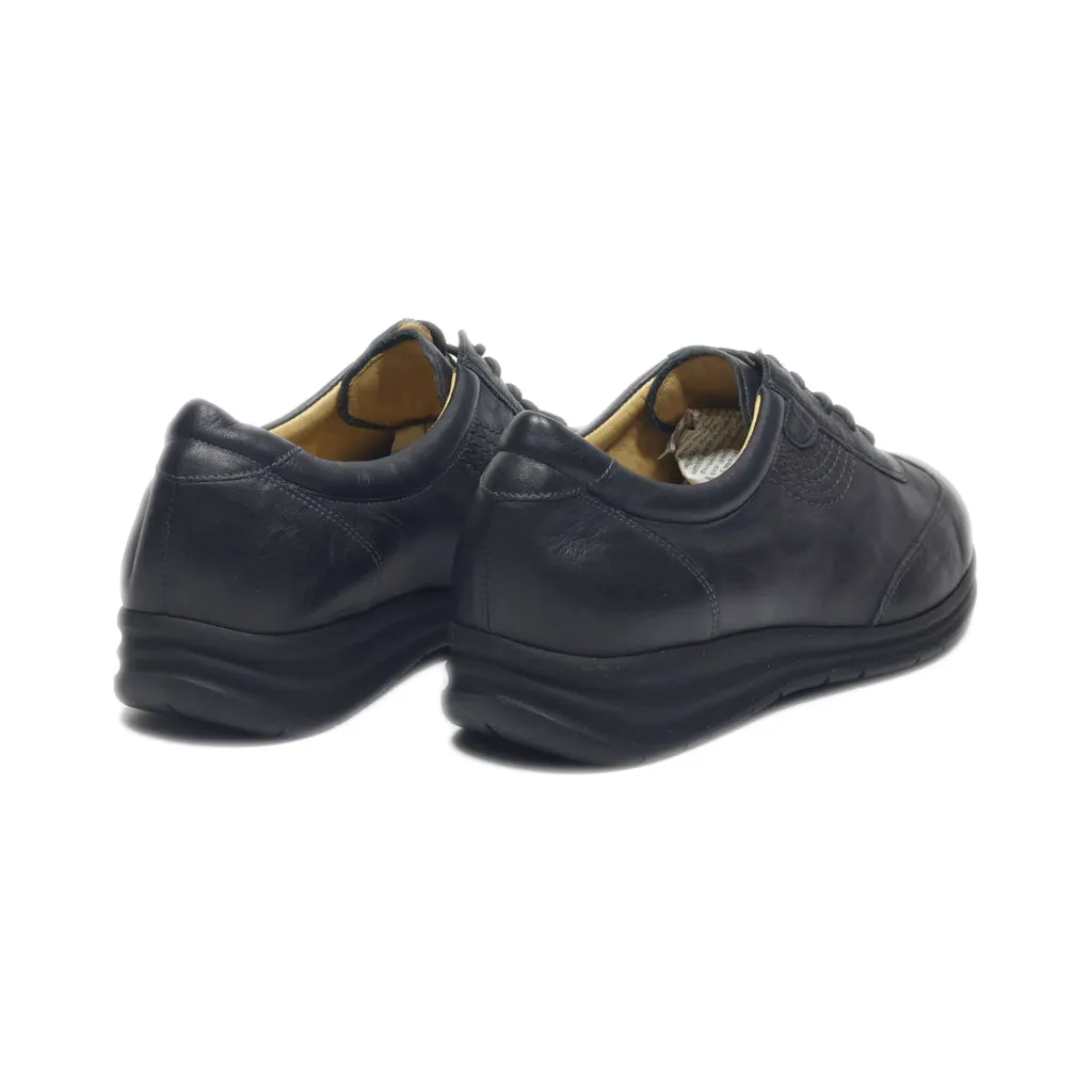 Durea Flat Shoes Leather Black Colour For Women