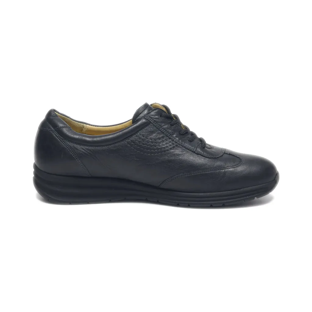 Durea Flat Shoes Leather Black Colour For Women