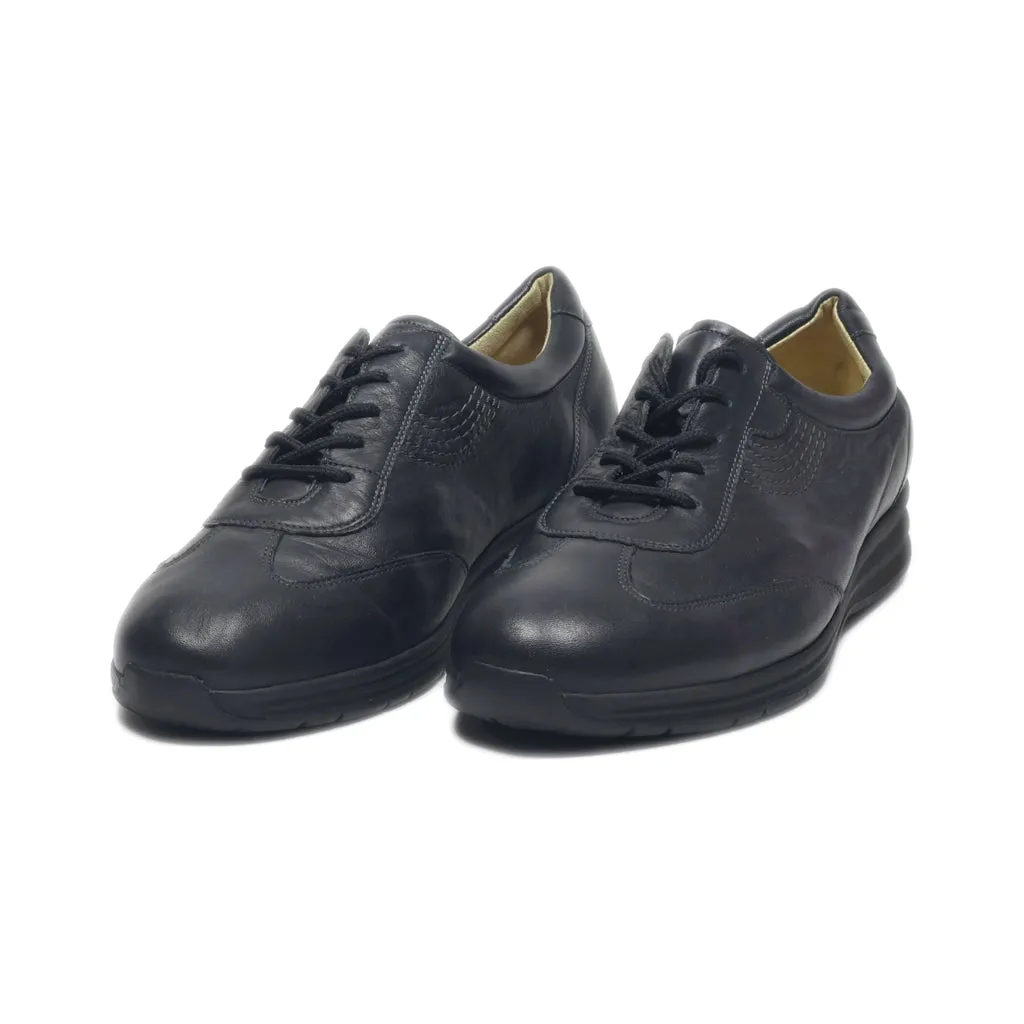 Durea Flat Shoes Leather Black Colour For Women