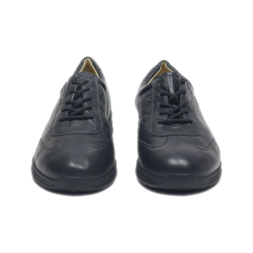 Durea Flat Shoes Leather Black Colour For Women