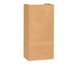 Duro 70212 12# Heavy Duty Grocery Bag, Brown Kraft - Case of 400