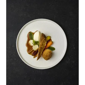 DX129 Churchill Isla White Walled Plates (Pack of 6)