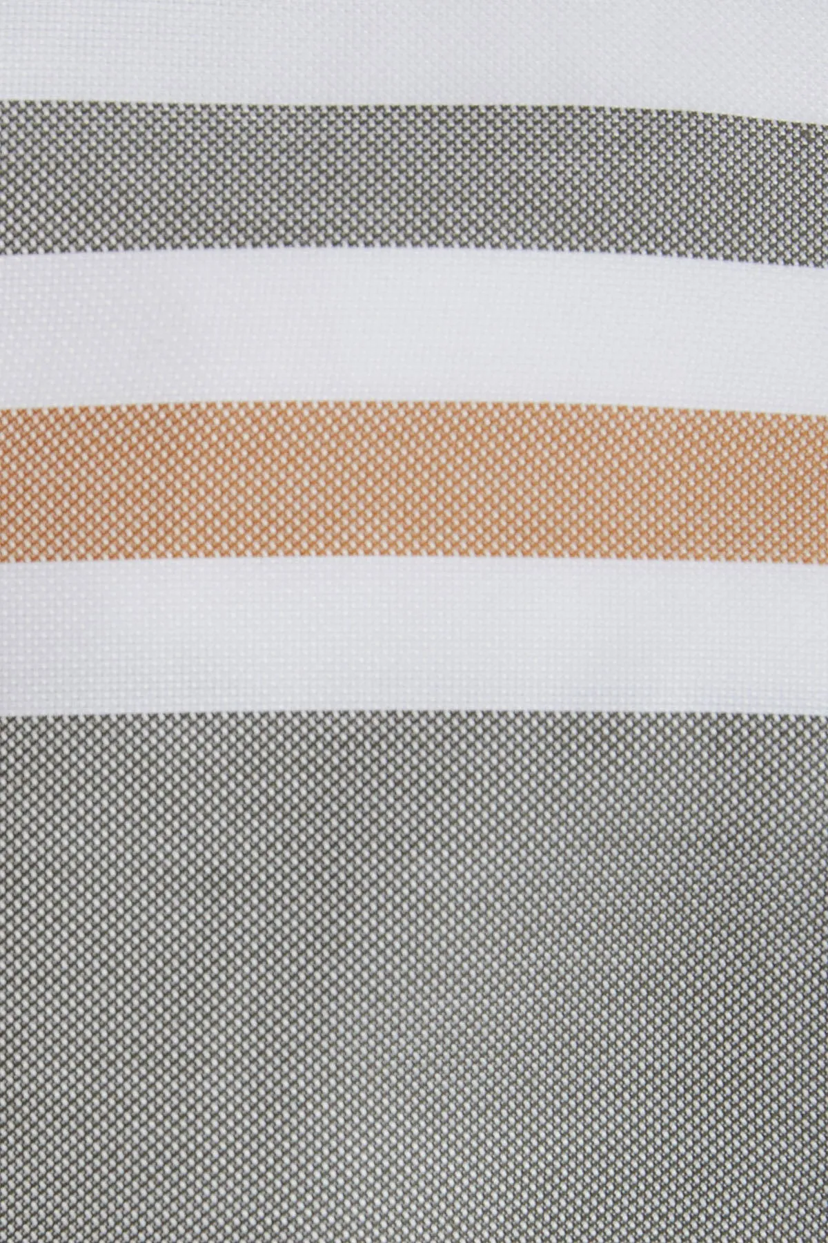 Dynamic Fit Striped Cotton Blend Khaki Casual Shirt