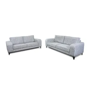 Earthline Ibiza 2 Piece Chaise Sofa Grey