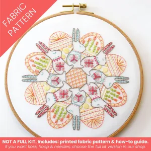 Easter Fluffle Printed Fabric Pattern