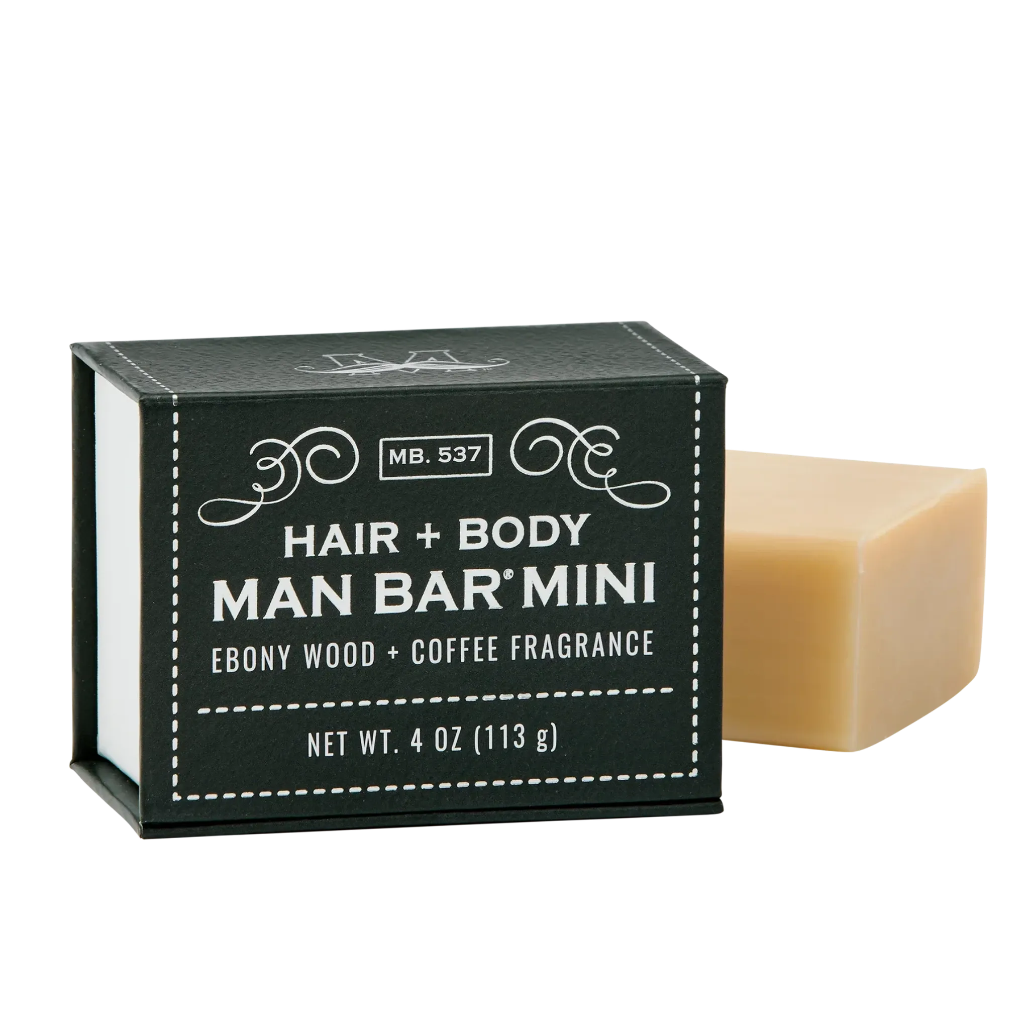 Ebony Wood & Coffee Mini Man Bar