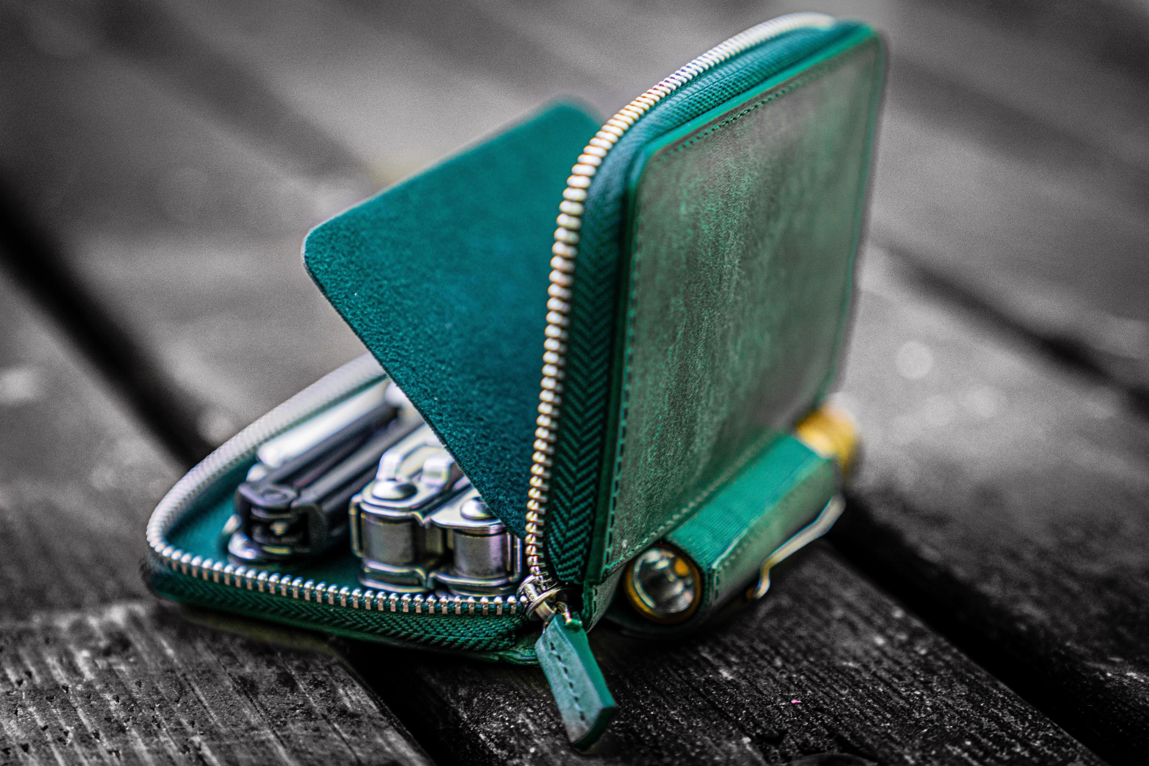 EDC Wallet - Crazy Horse Forest Green