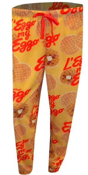 Eggo Waffles Leggo My Eggo Ultra Soft Jogger Lounge Pants