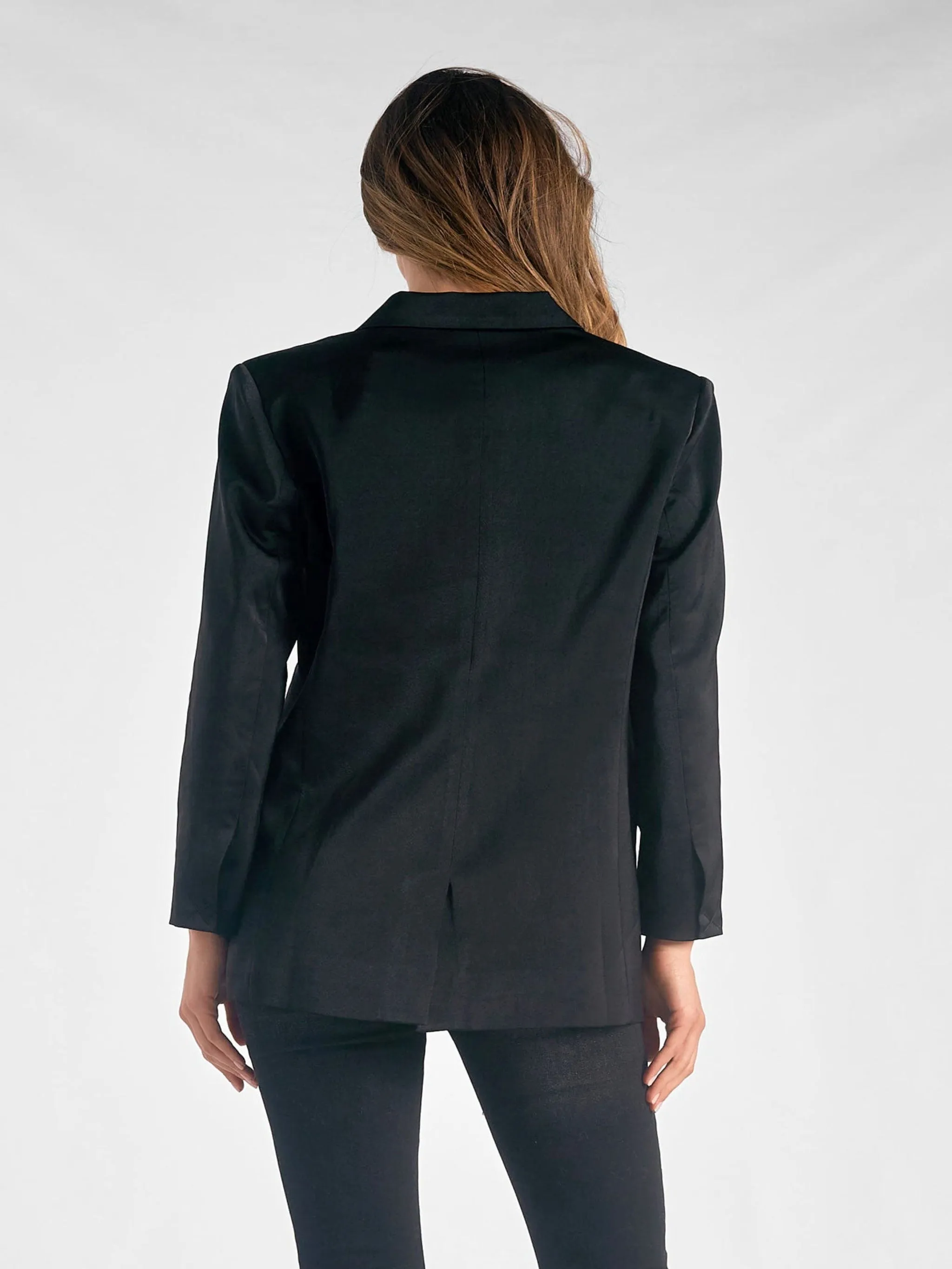 Elan Oversized Blazer - Black