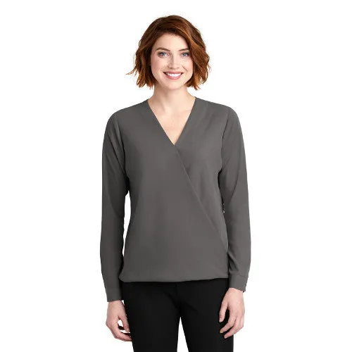 Electra Dr. Port Authority ® Ladies Wrap Blouse LW702