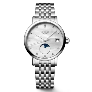 Elegant Collection Mother of Pearl Moon Phase 30mm