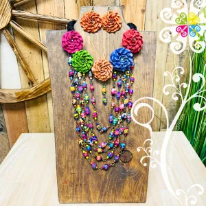 Elegant Flower Palm Set