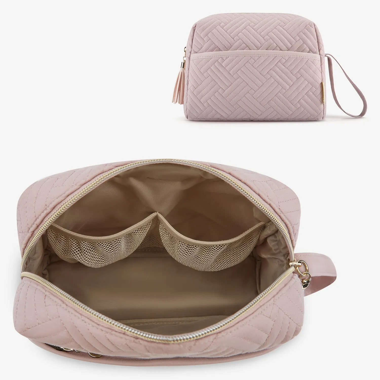 Elegant Roomy Makeup Bag