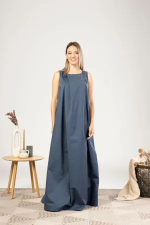Elegant Trapeze Maxi Summer Dress