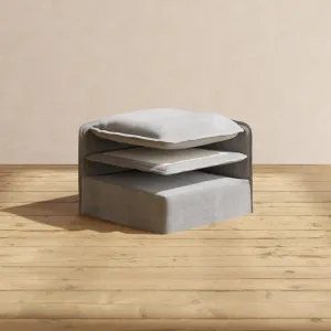 Elevate Comfort Layer Set for Armchair | Plush Weave in Ash