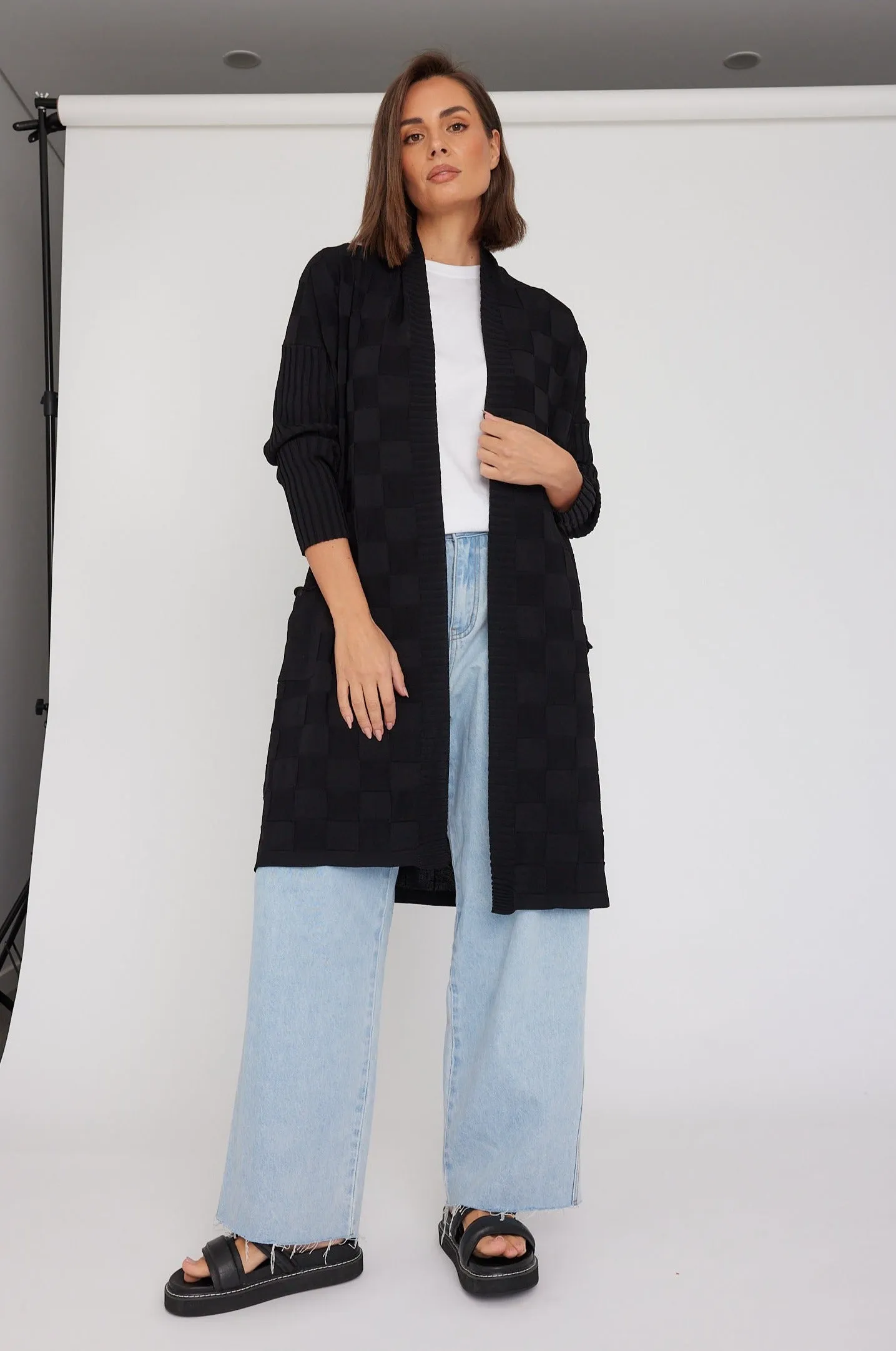 ELIZUS Cardigan Black