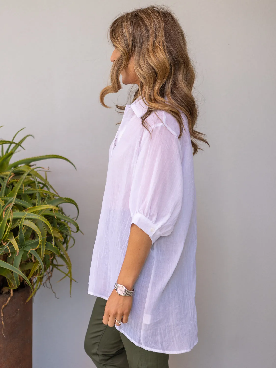 Ella Shirt - White