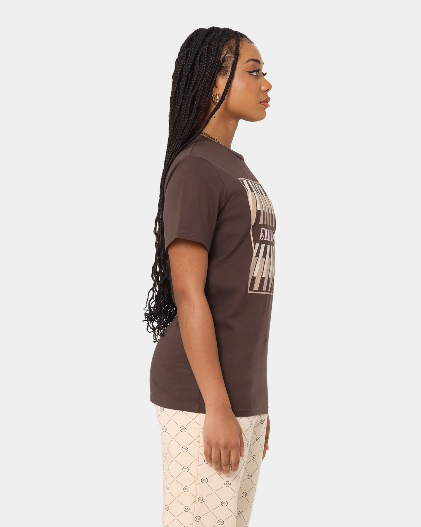 Ellesse Women's Silvara T-Shirt Brown