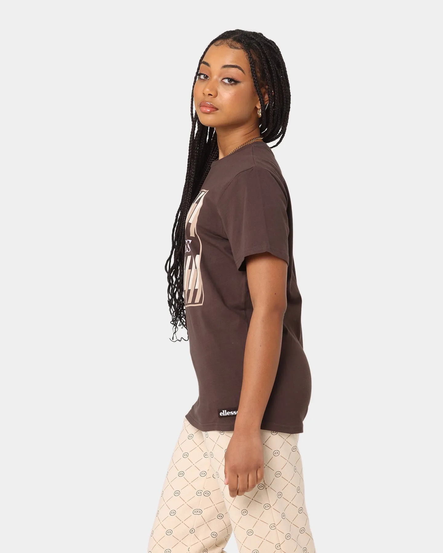 Ellesse Women's Silvara T-Shirt Brown