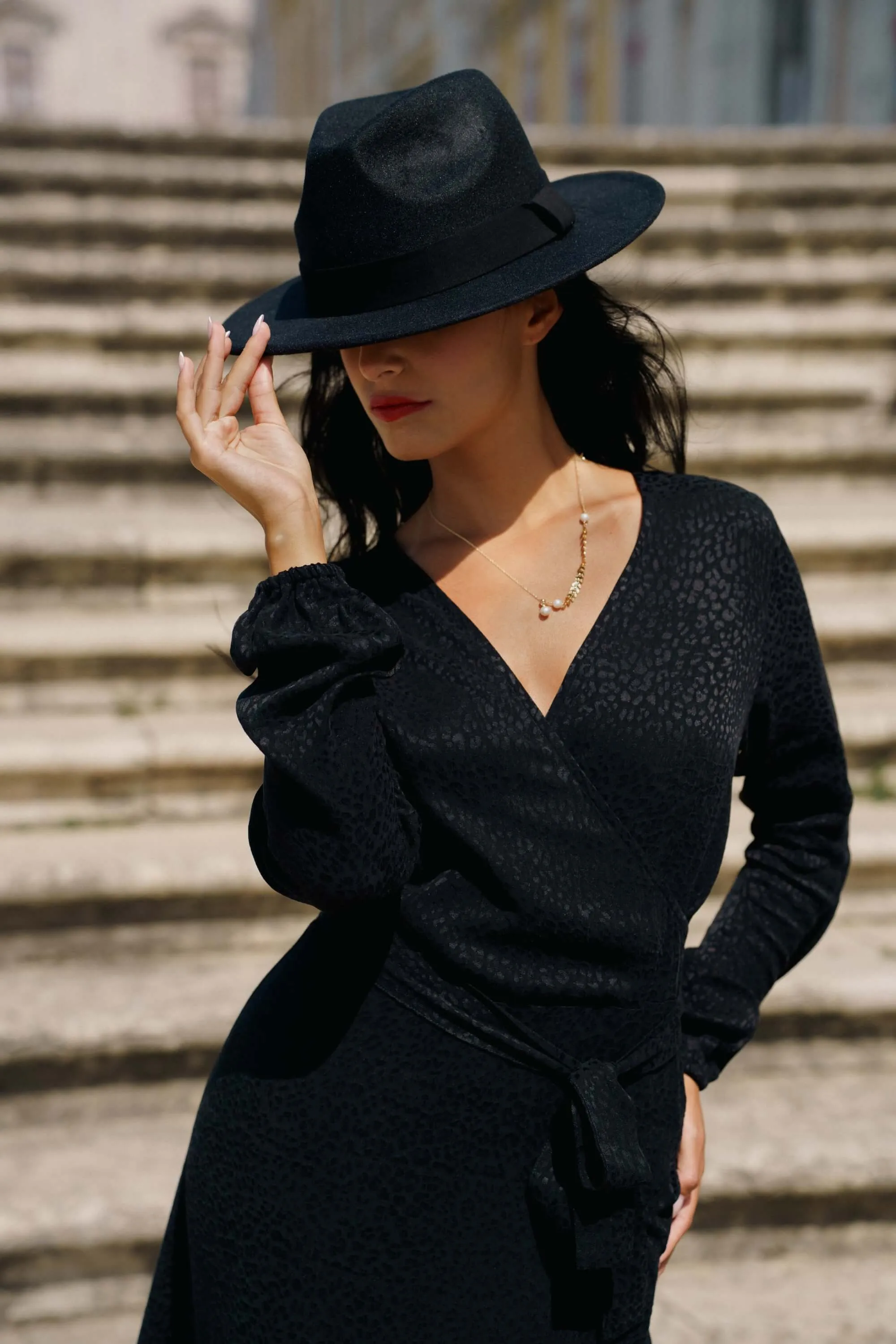 Eloise Dress Black Leo