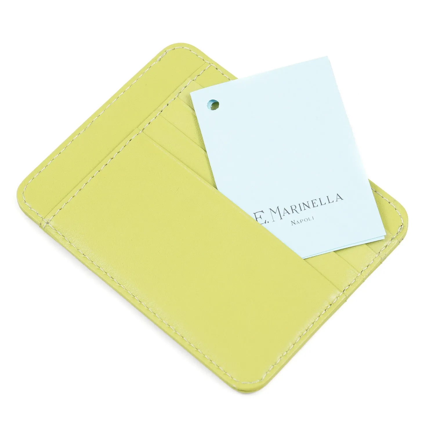 E.Marinella Credit Card Holder in Calfskin