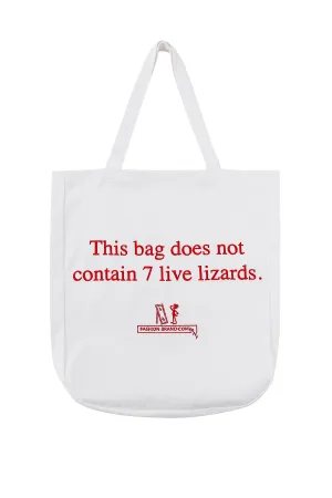 Embroidered Lizard tote Bag