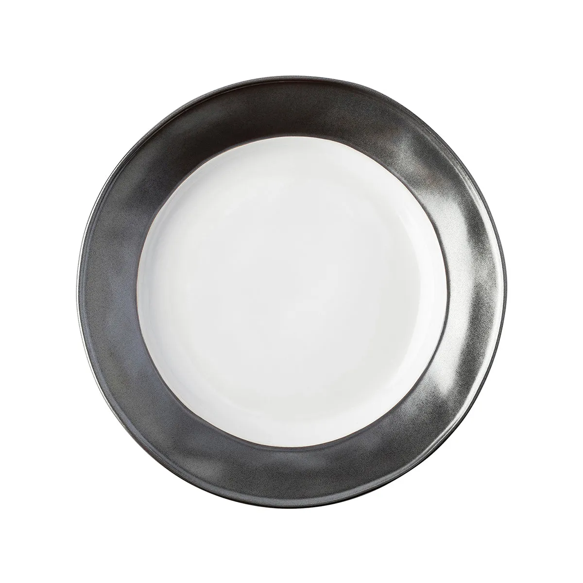 Emerson 16pc Place Setting - White/Pewter
