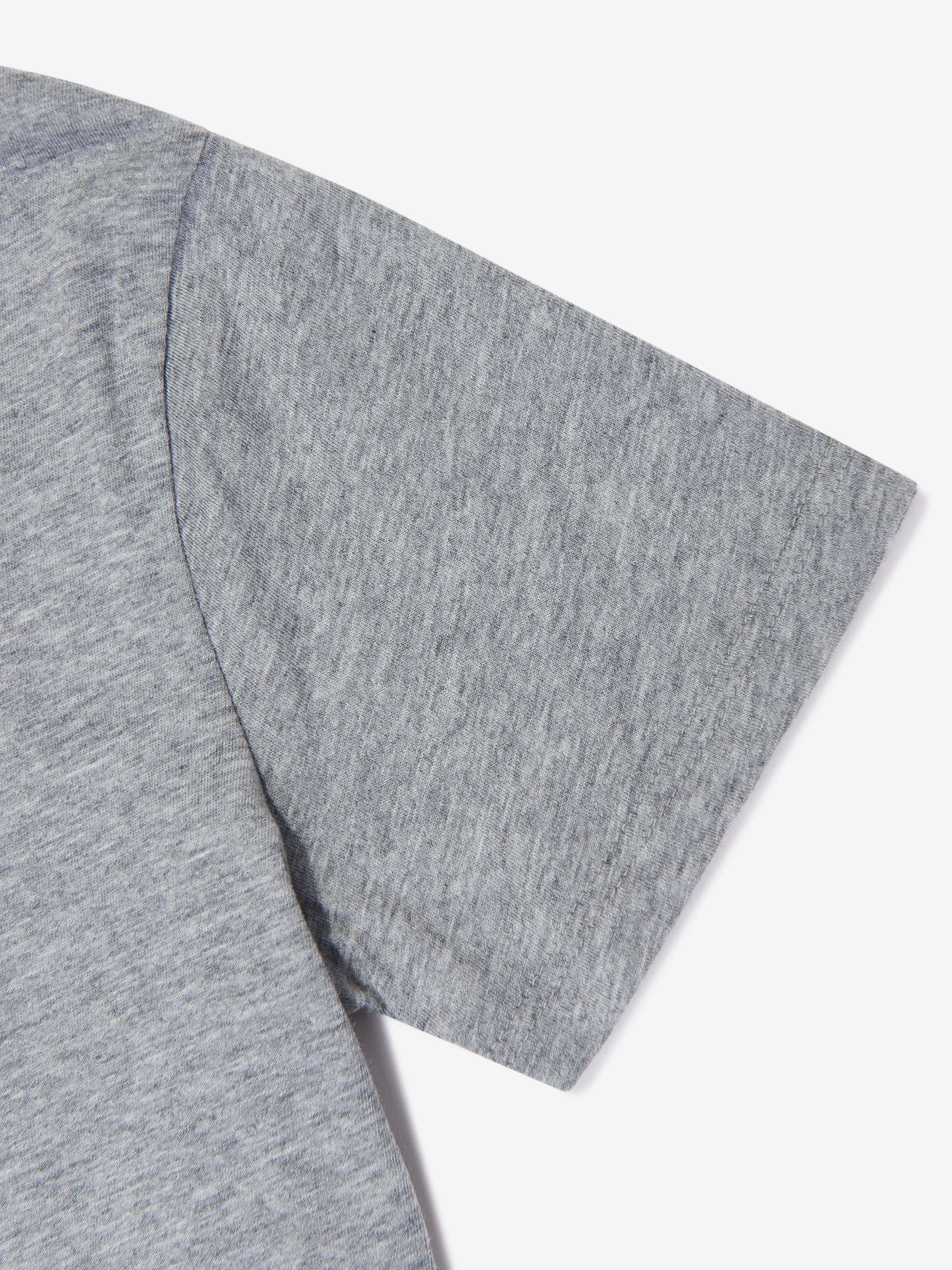 Emporio Armani Boys Logo T-Shirt in Grey