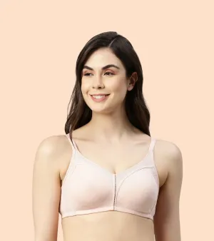 Enamor Fab-Cool A042 Side Support Shaper  Stretch Cotton Everyday Bra for Women- High Coverage, Non Padded and Wirefree