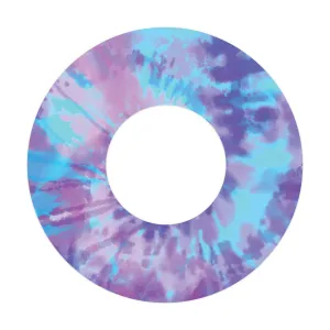 Endless Summer Tie-Dye Patch  Tape Designed for the FreeStyle Libre 2