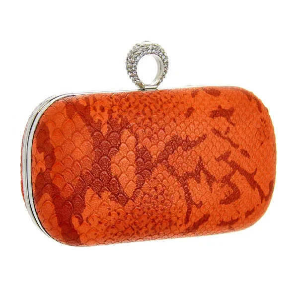 Engaged One Ring Clutch - Orange