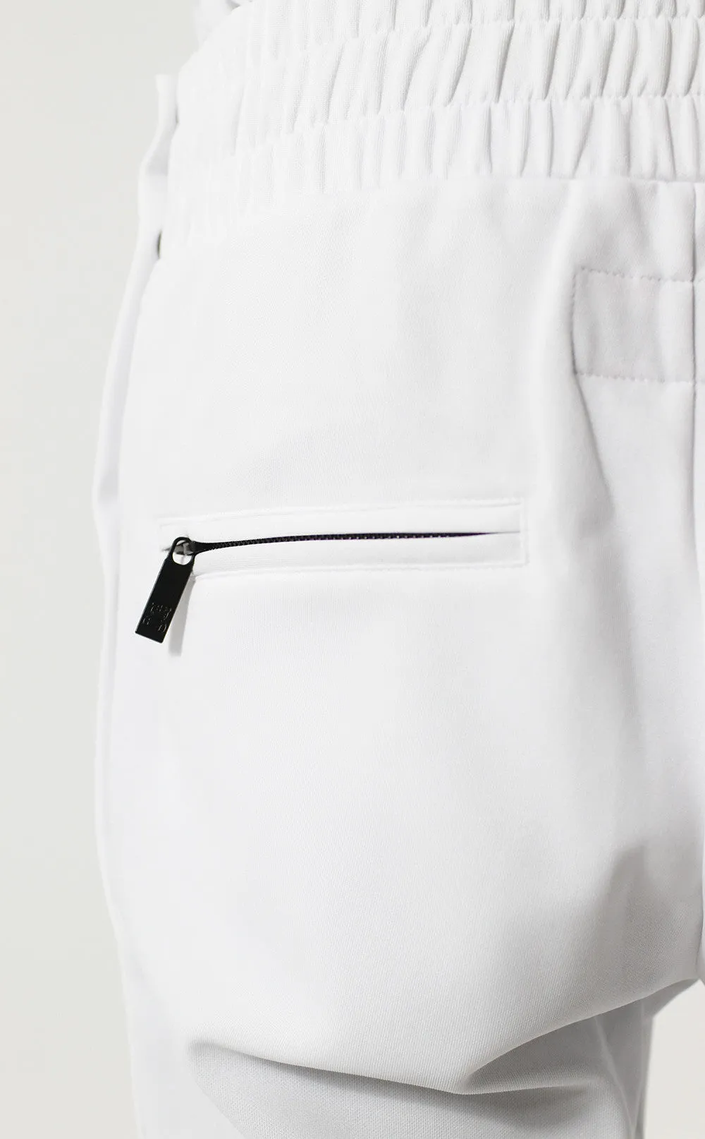 Entree LS Olympic Warm Up Tear Away White Jogger