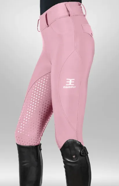 Equestly- Lux GripTEQ Riding Pants (Pink)