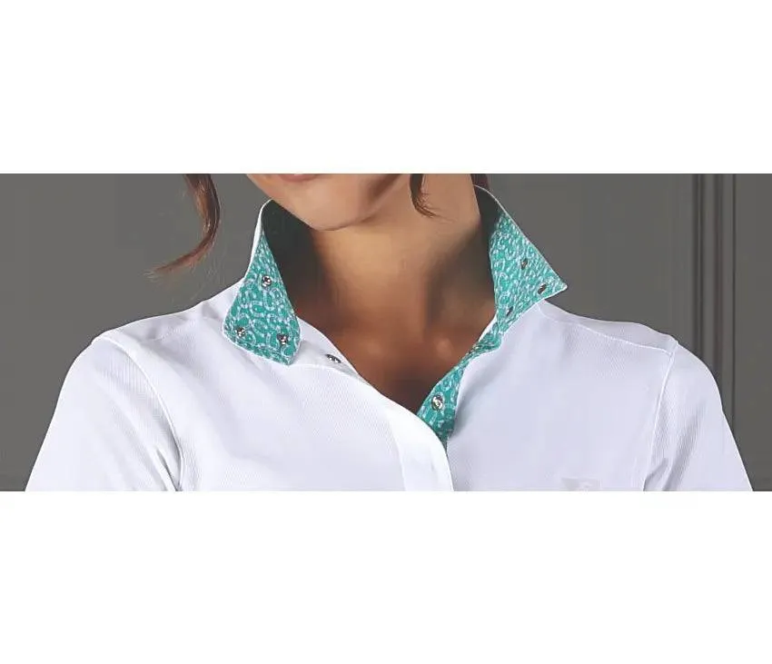 Equestrian Style Kids Long Sleeve Show Shirt