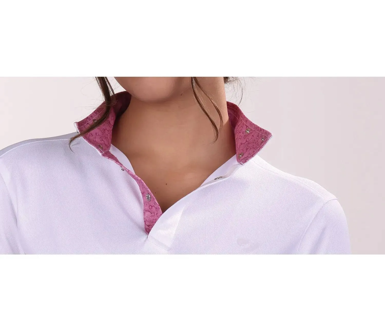 Equestrian Style Kids Long Sleeve Show Shirt