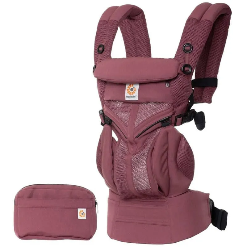 Ergobaby All-In-One OMNI 360 Baby Carrier - Cool Air Mesh - Plum