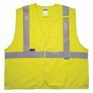 Ergodyne 21463 8261FRHL S/M Lime Class 2 FR Safety Vest - Dual Compliant - H L